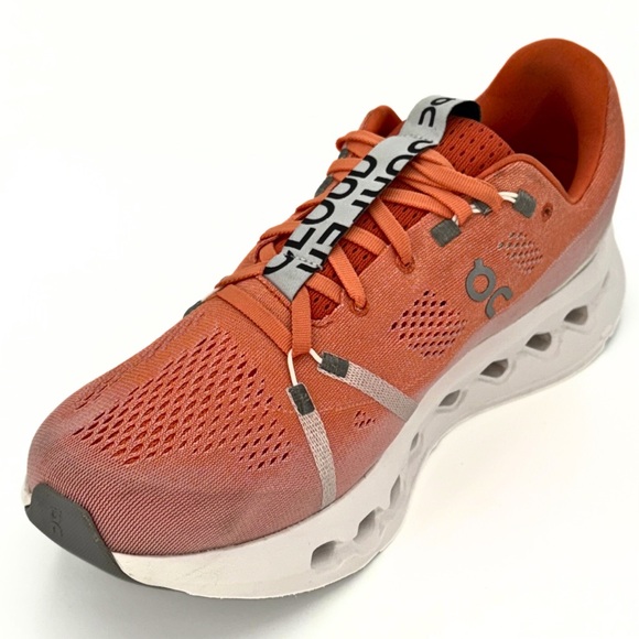 On Running Cloudsurfer Men’s 11.5 Flame Orange Running Shoes Athletic Trainers - Picture 3 of 10